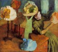 La sombrerería Edgar Degas